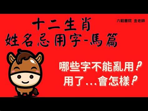 屬馬姓名|生肖姓名學.....屬馬的人：適合與不適合的字